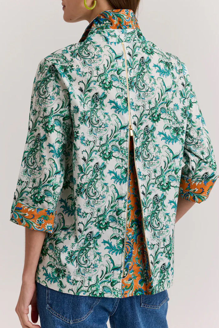 3/4 Sleeve Printed Top