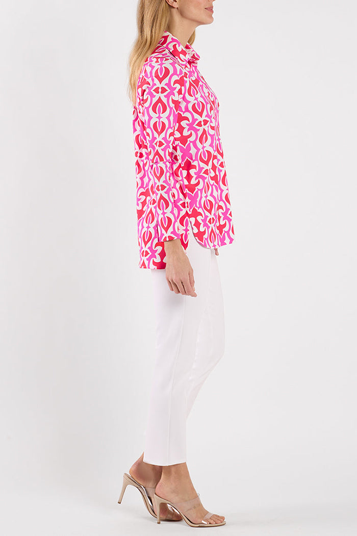 Long Sleeve Button-Down Top