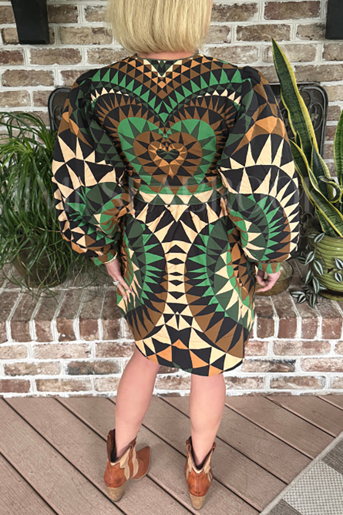 Casual Heart Deco Dress