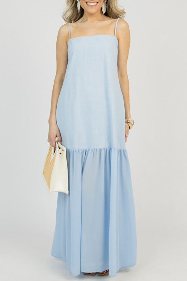 Sling Elastic Band Back Dress