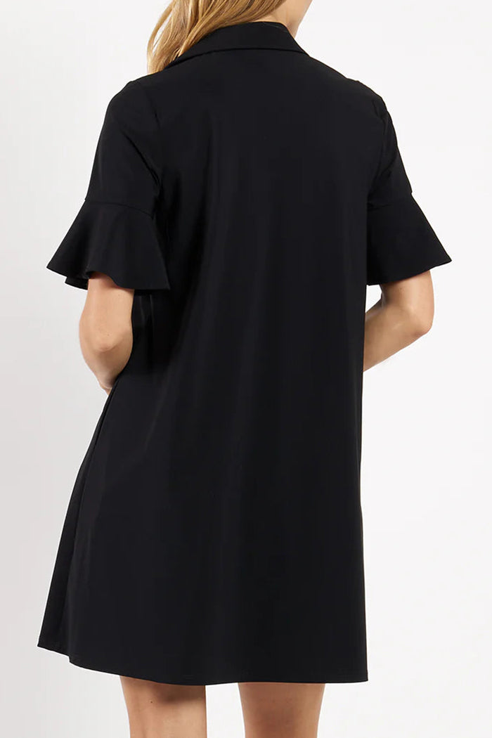 Casual Ruffles Sleeve Dress