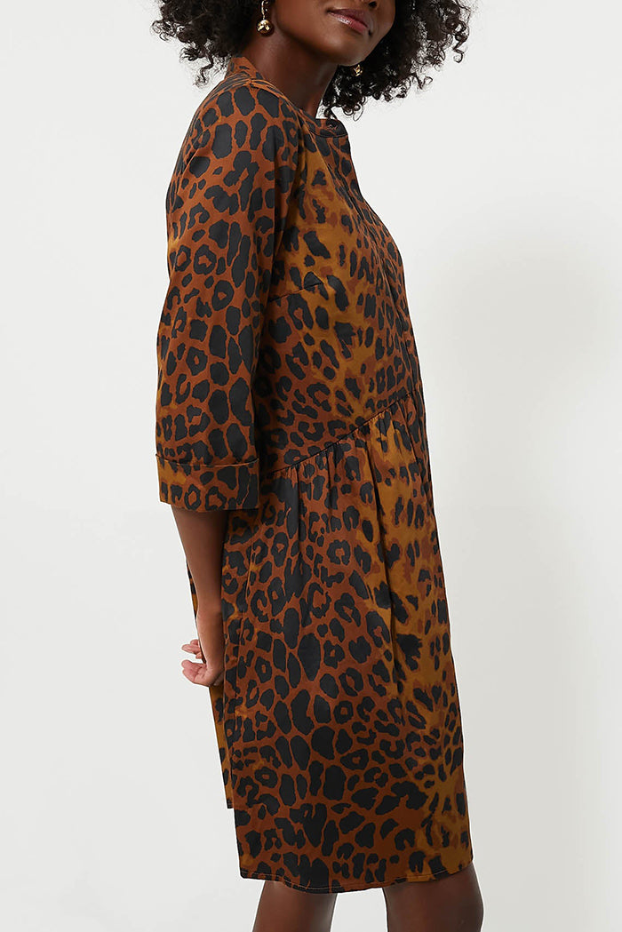 Leopard Royal Shirt Dress
