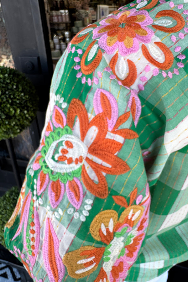 The Floral Embroidery Shirt