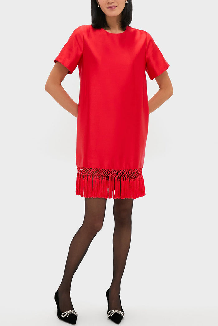 Casual Tassel Downing Dress