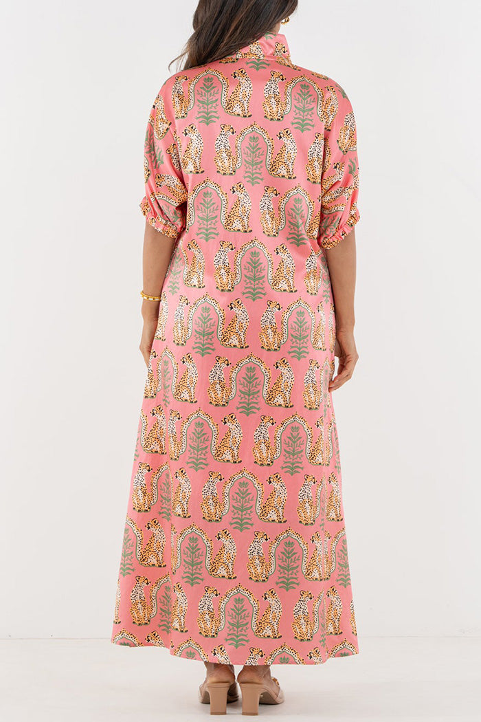 Cheetah Print Maxi Dress