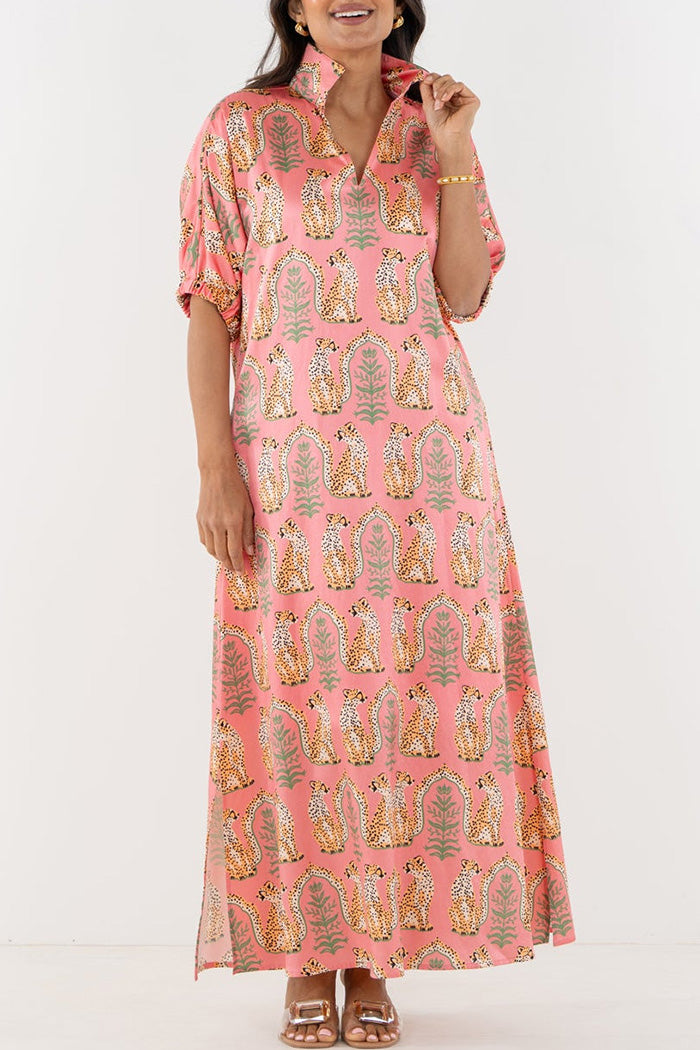 Cheetah Print Maxi Dress