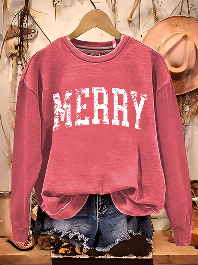 Casual Letter Pattern Top