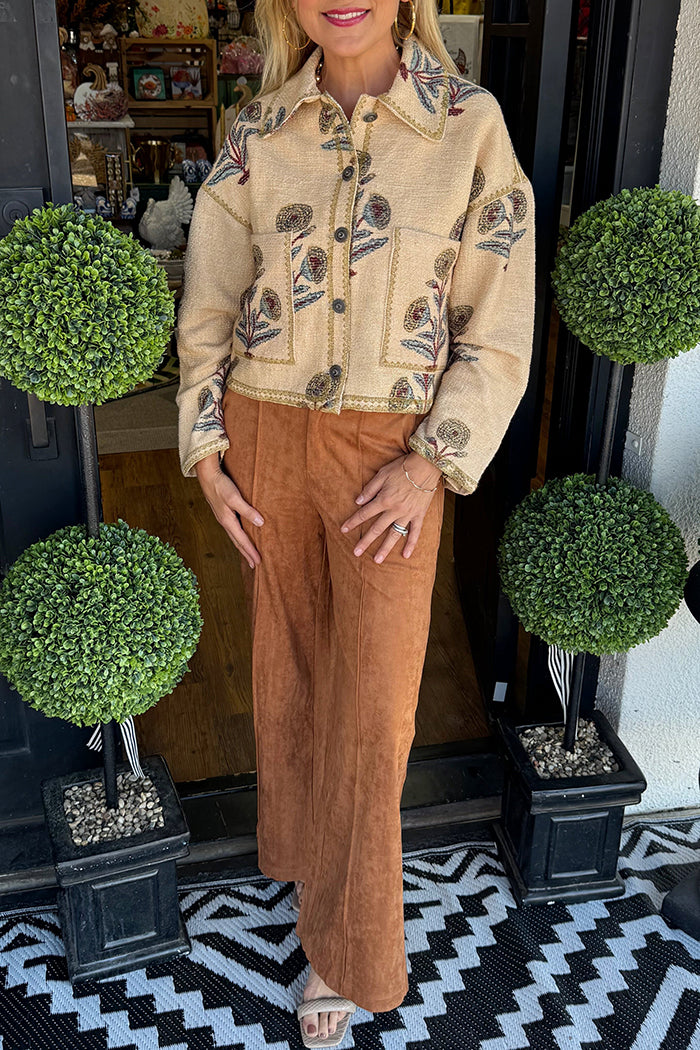 Casual Ruffles Detail Pants