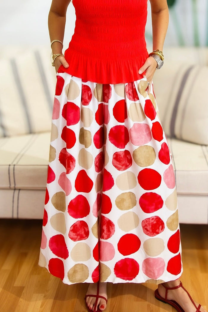 Casual Multi Dot Pants