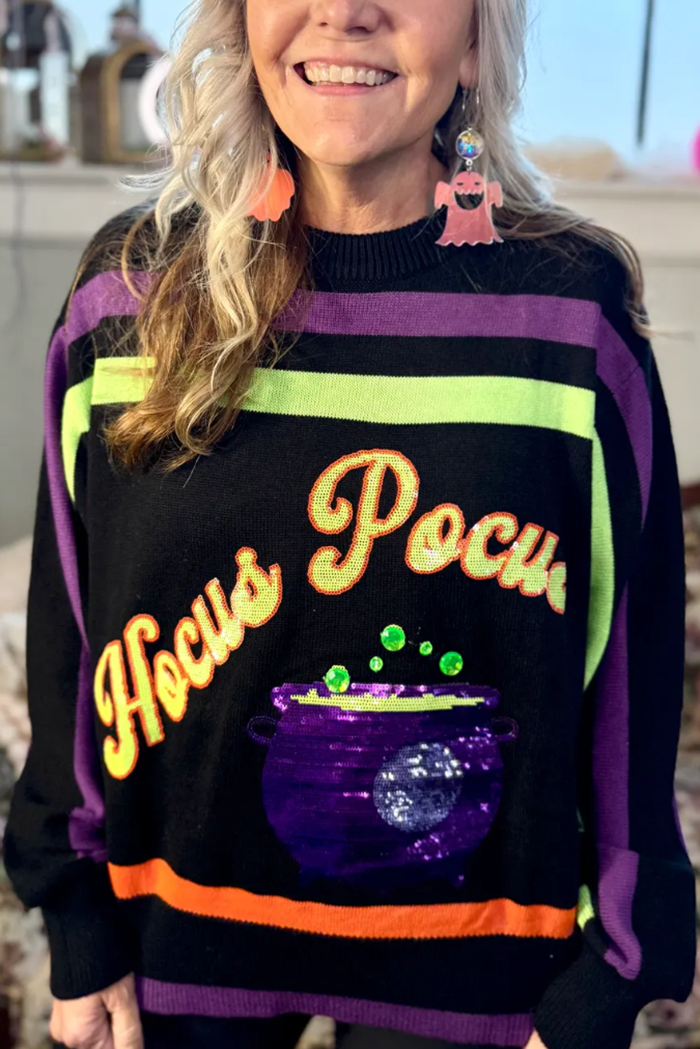 Hocus Pocus Striped Sweater
