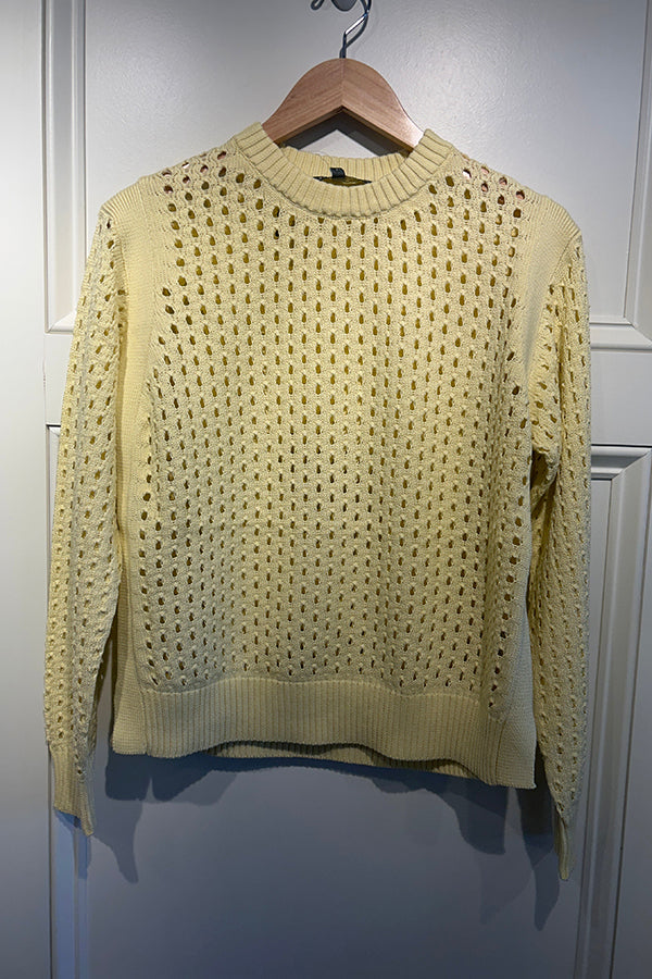 Casual Open Weave Sweater