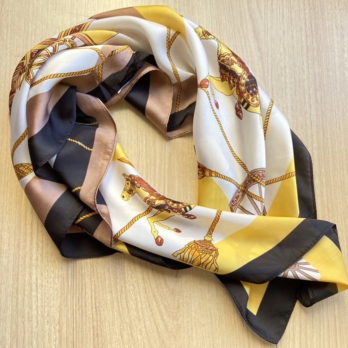 Multi-Color Horse Print Scarf