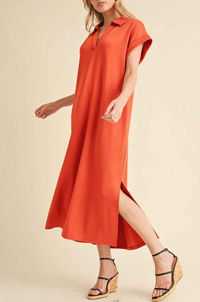 Short Sleeve Pocket Dress