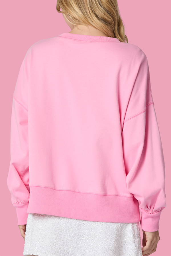 Sequin Bow Christmas Sweatshirt