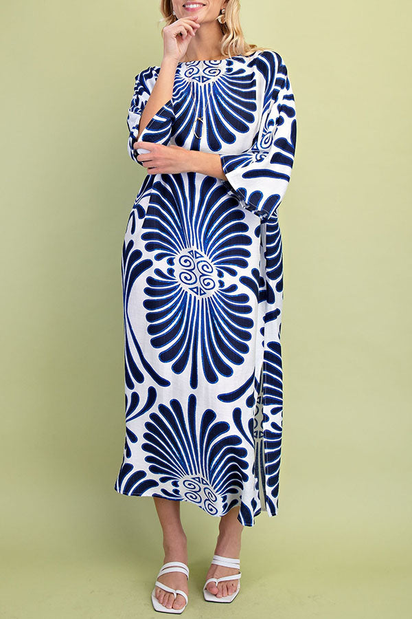 Casual Kaftan Maxi Dress