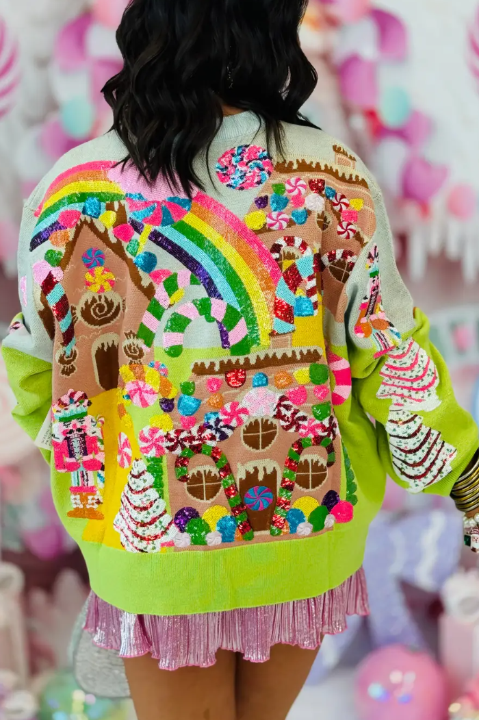 Christmas Candyland Knit Sweater
