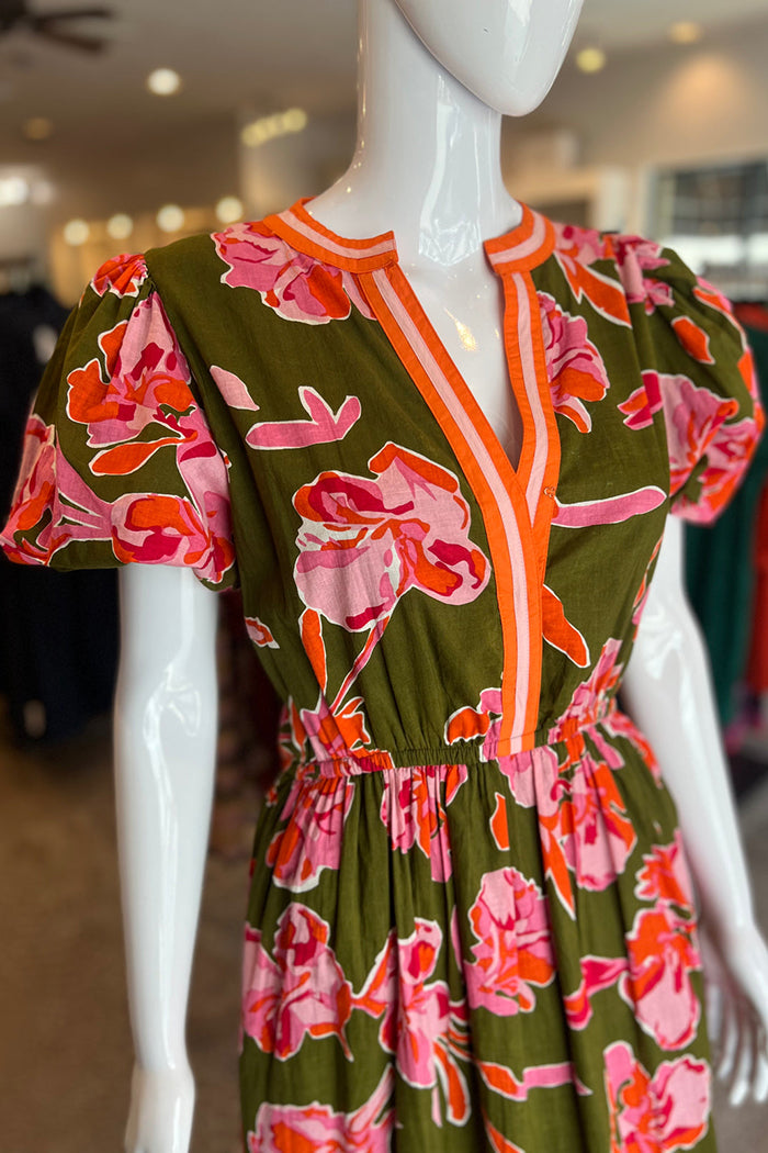 Casual Bold Printed Dress