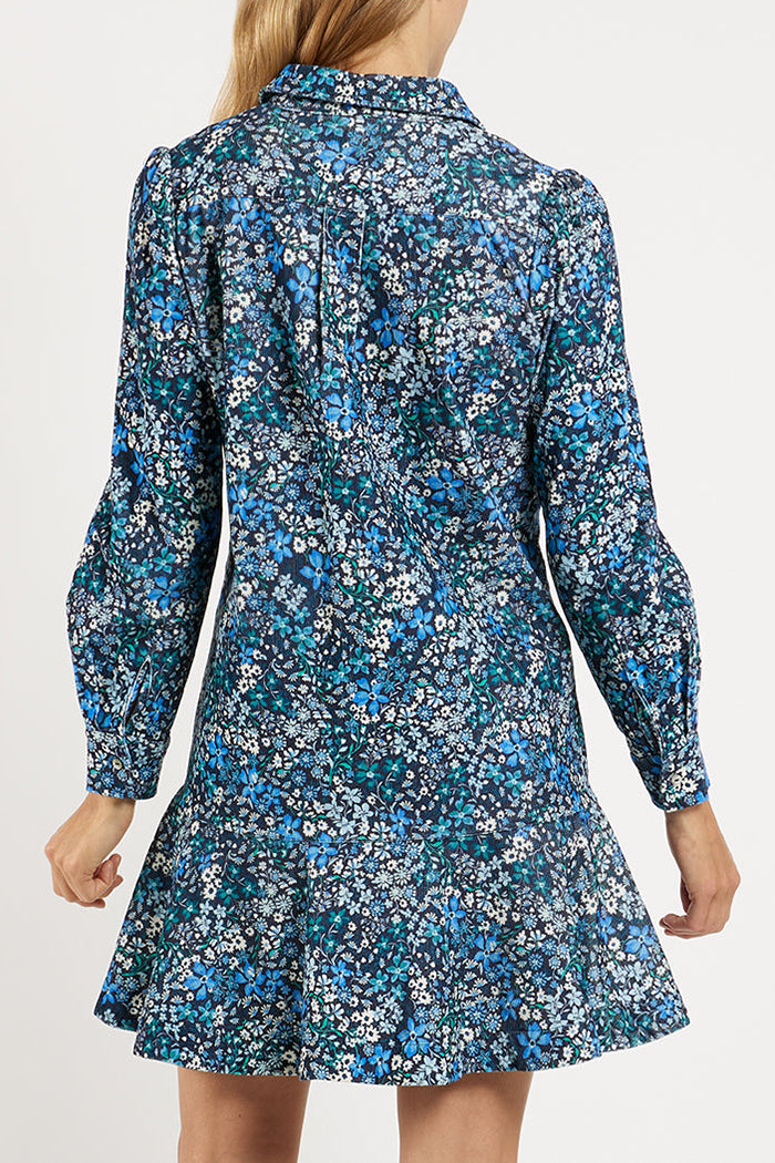 Ruffles Hem Floral Dress