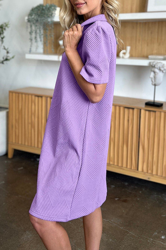 Double Take Short Sleeve Dress