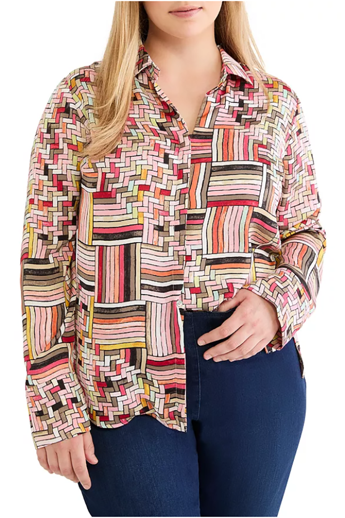 Colorweave Button Front Shirt