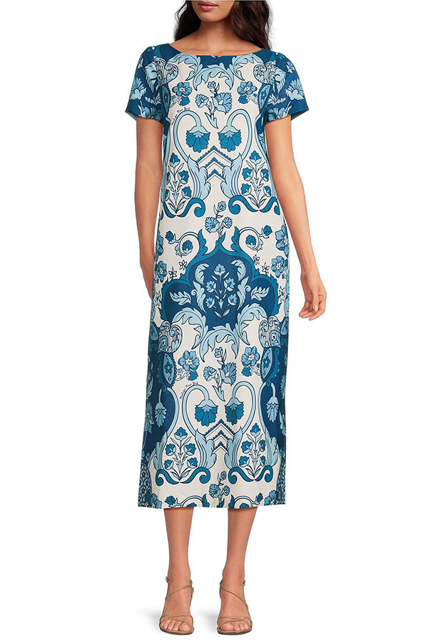 Reversible Bow Detail Pocketed Dress