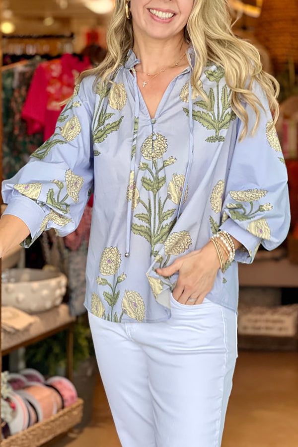 Botanical Brunch Floral Top