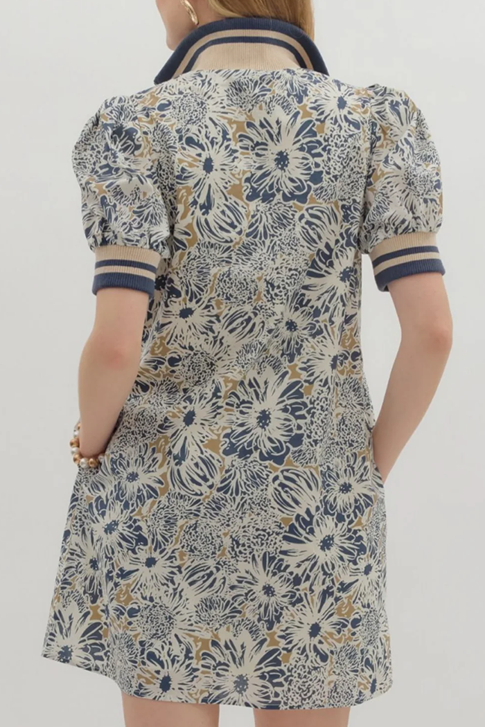 Casual Bold Print Dress