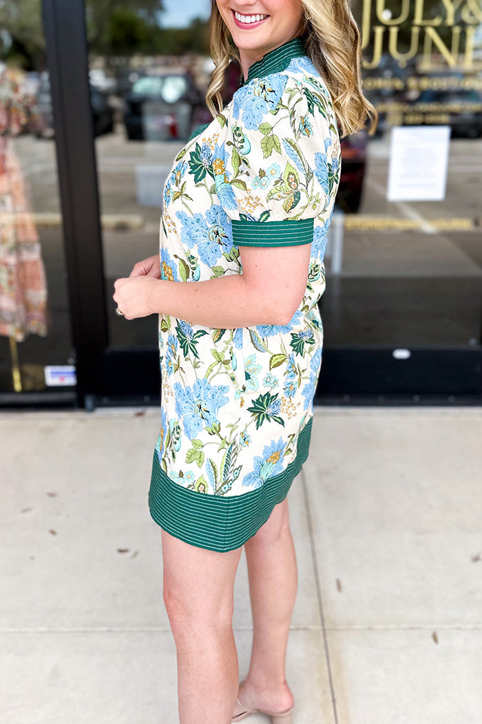 Casual Floral Pattern Dress