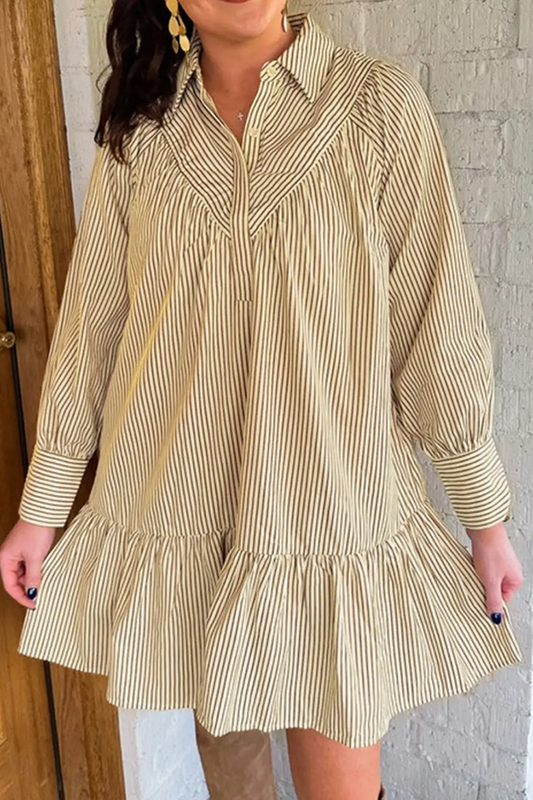 Stripe Drop Waist Dress