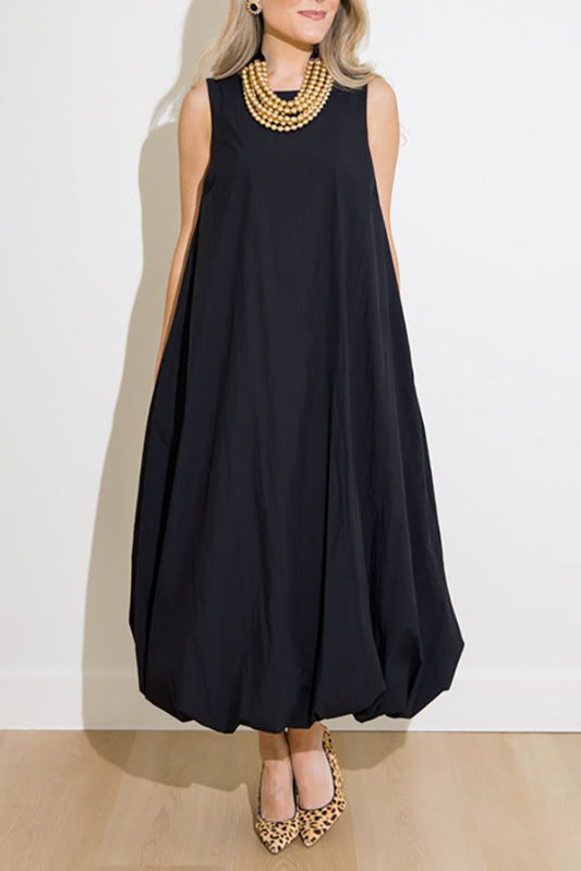 Casual Sleeveless Pocket Dress