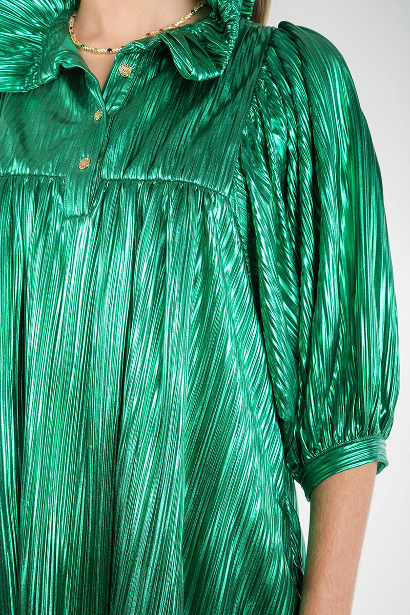 Iridescent Fabric Holiday Dress