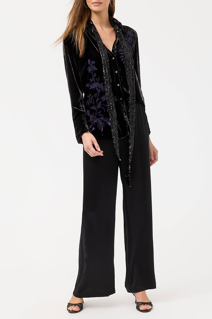 Velvet Vintage Button Down Top