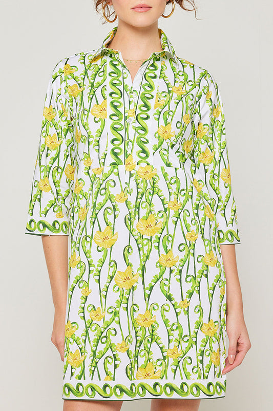 Casual Floral Pattern Dress