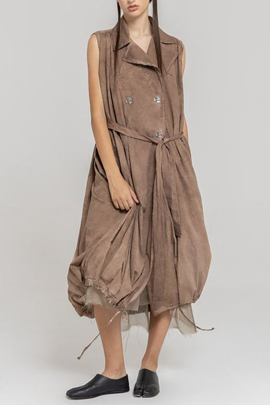 Casual Button Pocket Vest