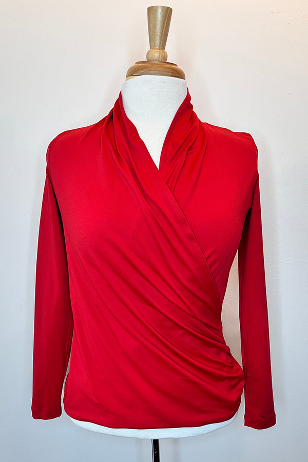 Casual Draped Folds Top
