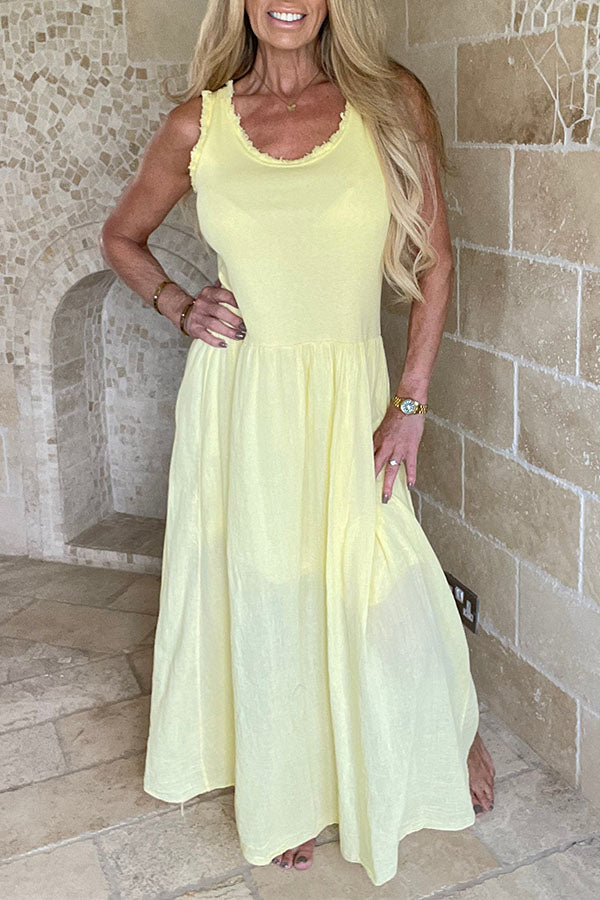 Casual Sleeveless Maxi Dress