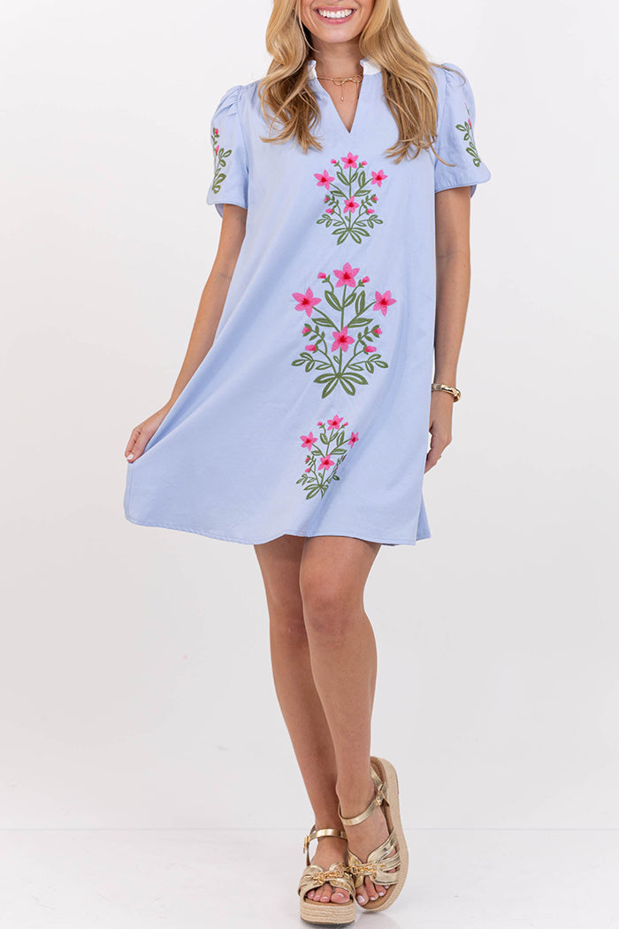 Floral Puff Sleeve Dress