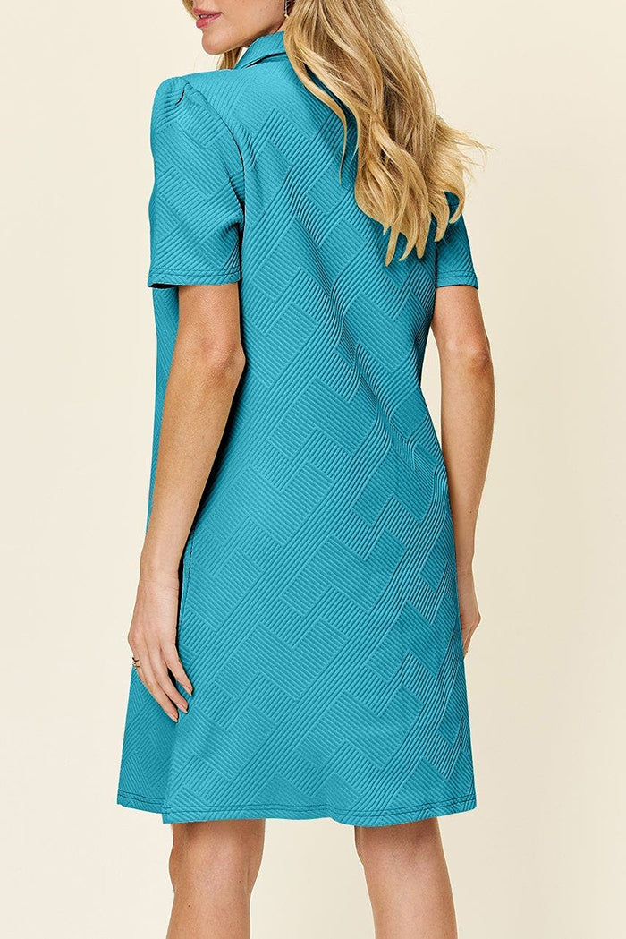 Double Take Short Sleeve Dress