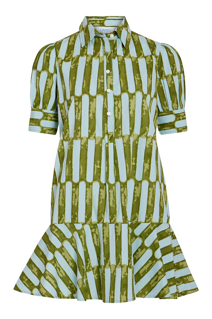 Casual Ruffles Hem Dress