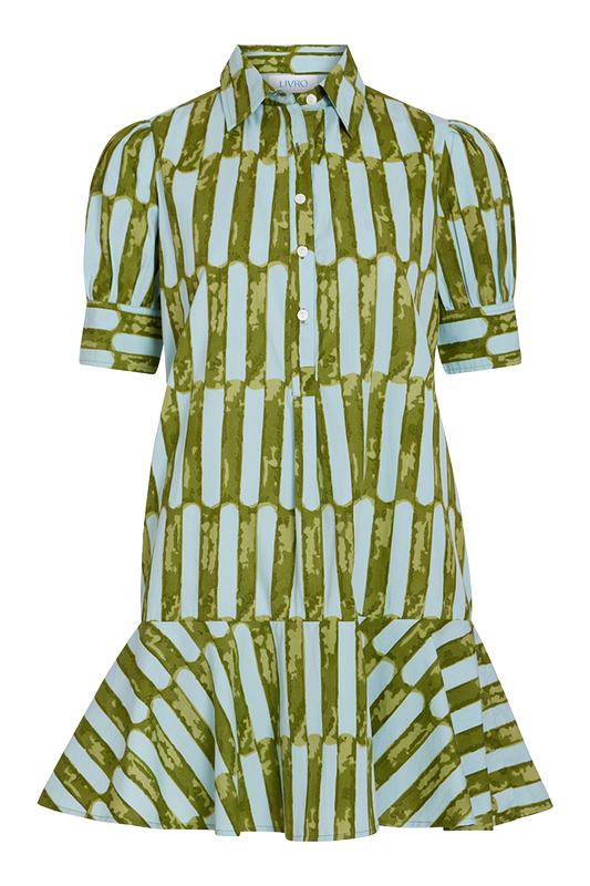 Casual Ruffles Hem Dress