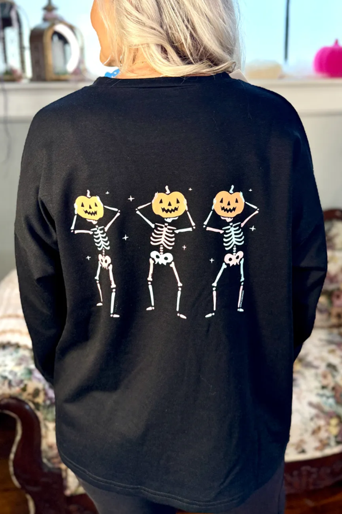 Casual Dancing Pumpkins Sweatshirt