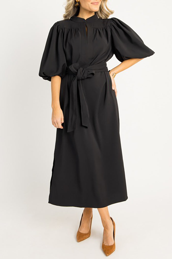 Casual Puff Sleeve Dress