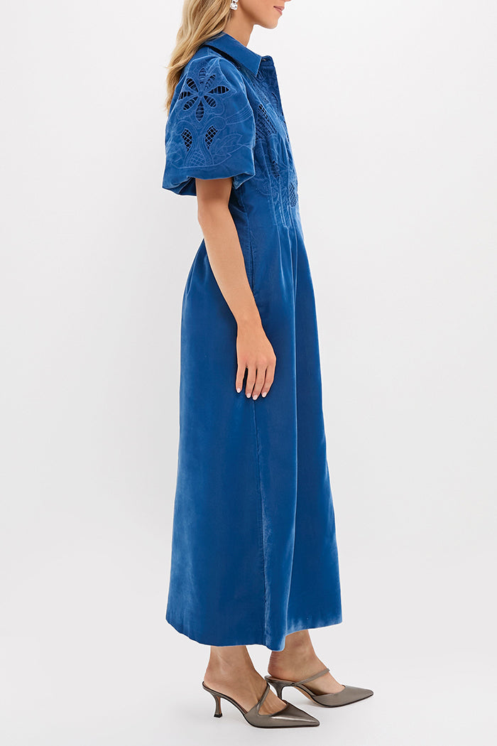 Fog Velvet Lace Dress