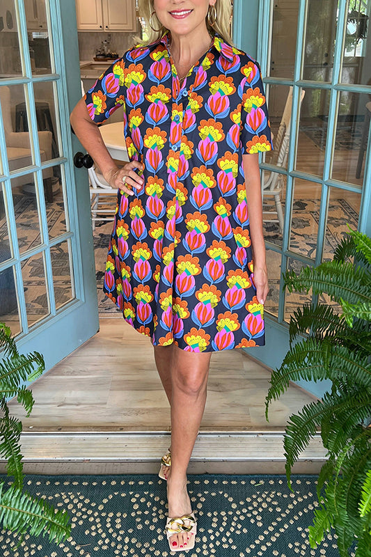 Casual Blooming Buds Dress