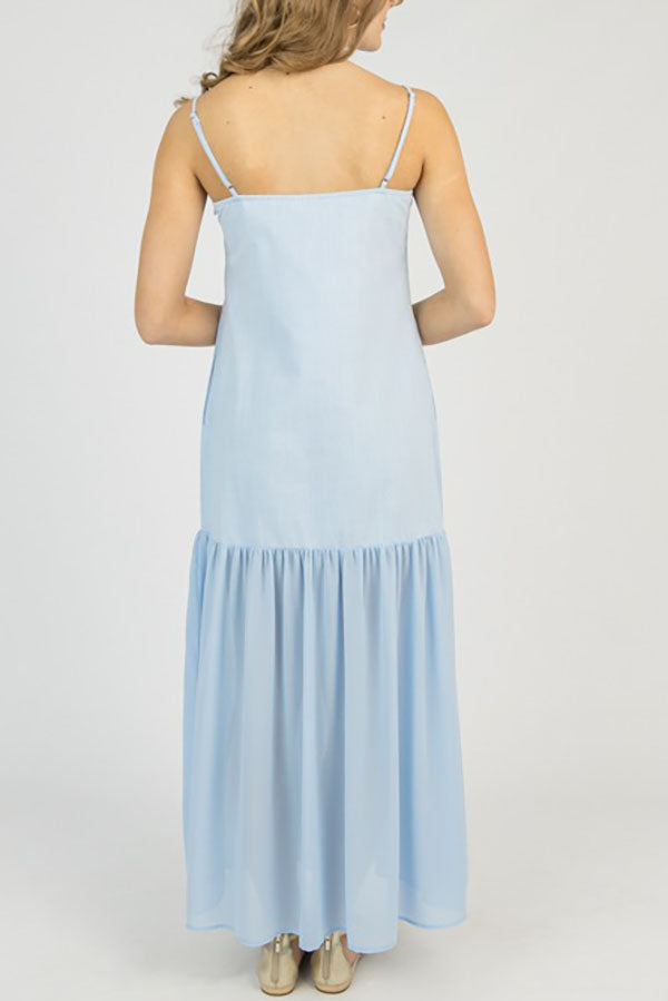 Sling Elastic Band Back Dress