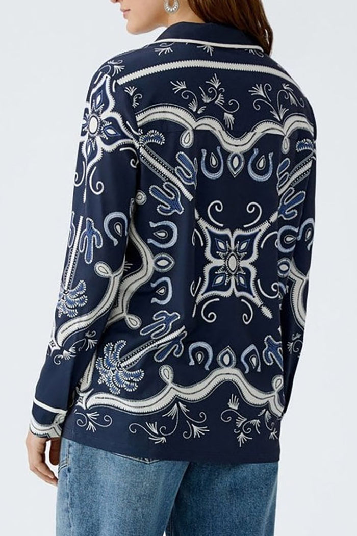 Casual Paisley Soft Shirt