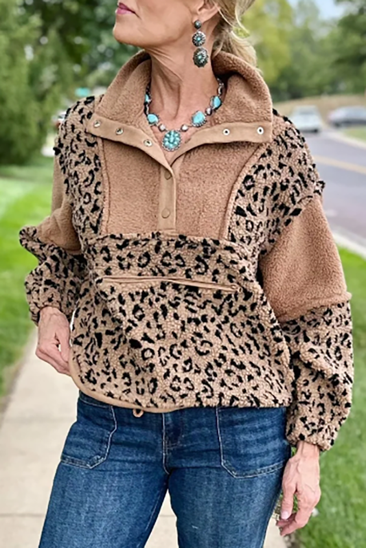 Casual Animal Pattern Pullover
