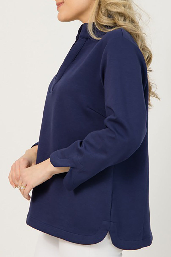 Side Slit Casual Top