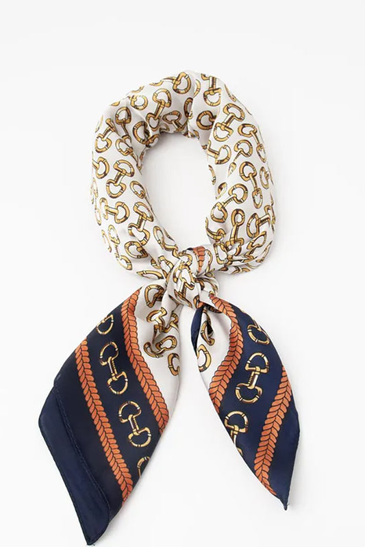 Vintage Patterned Neck Scarf