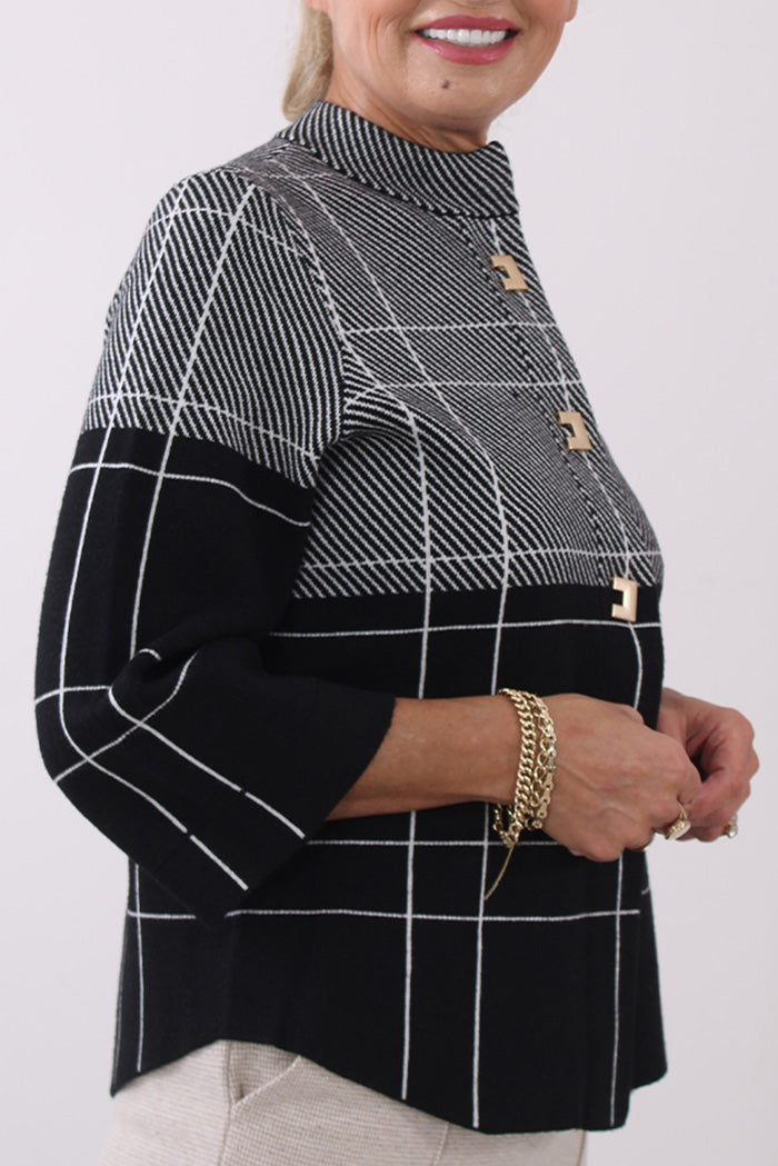 Casual Sweater Button Cardigan